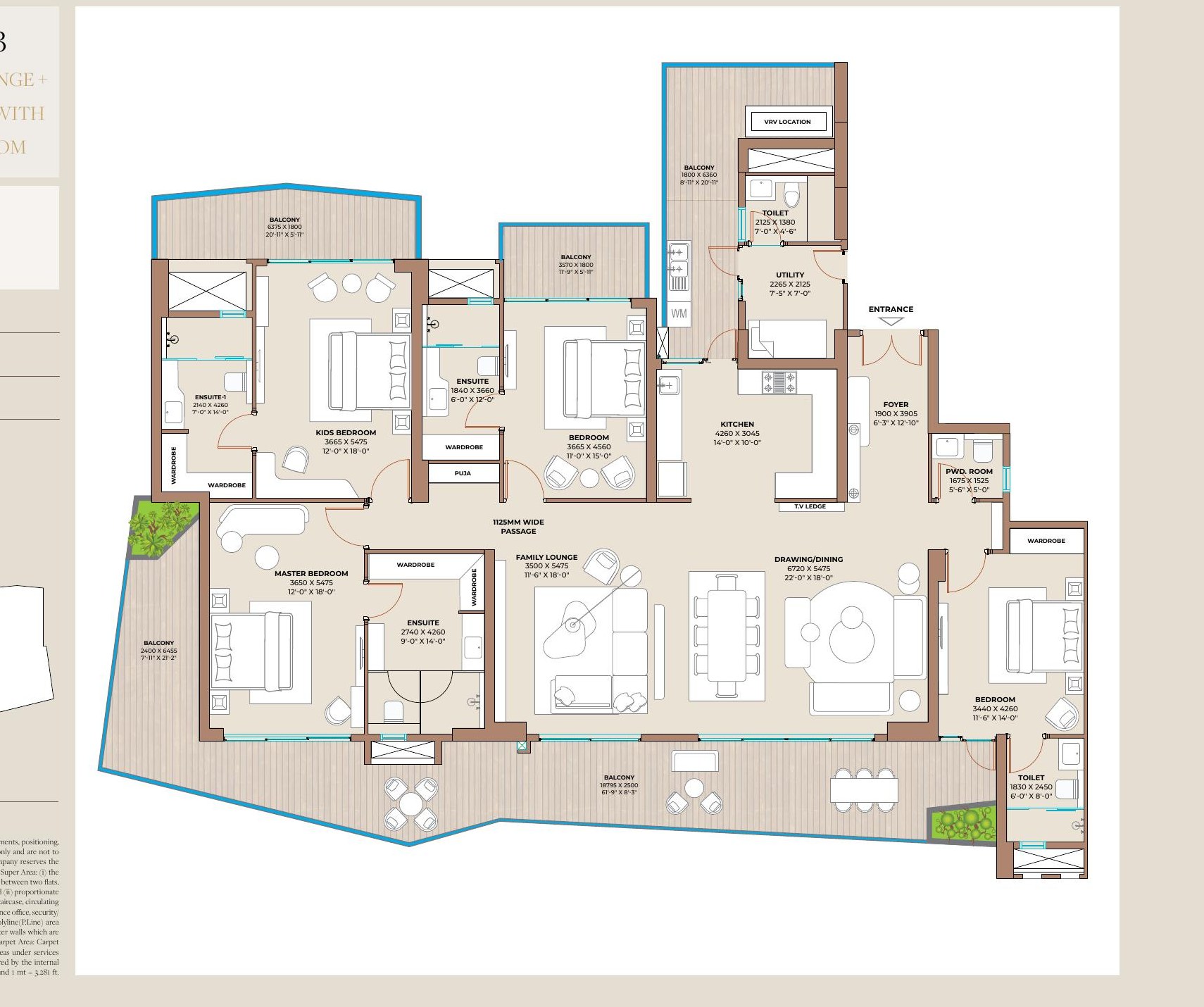 Cocoa County Type B Floor Plan