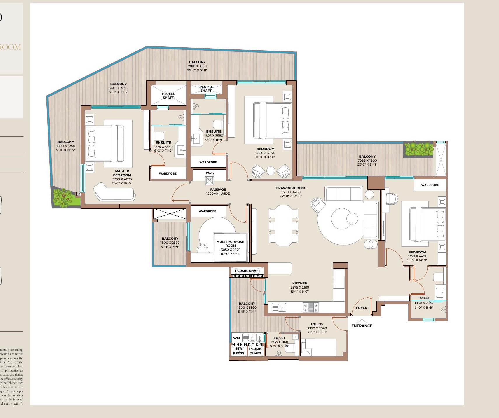 Cocoa County Type D Floor Plan